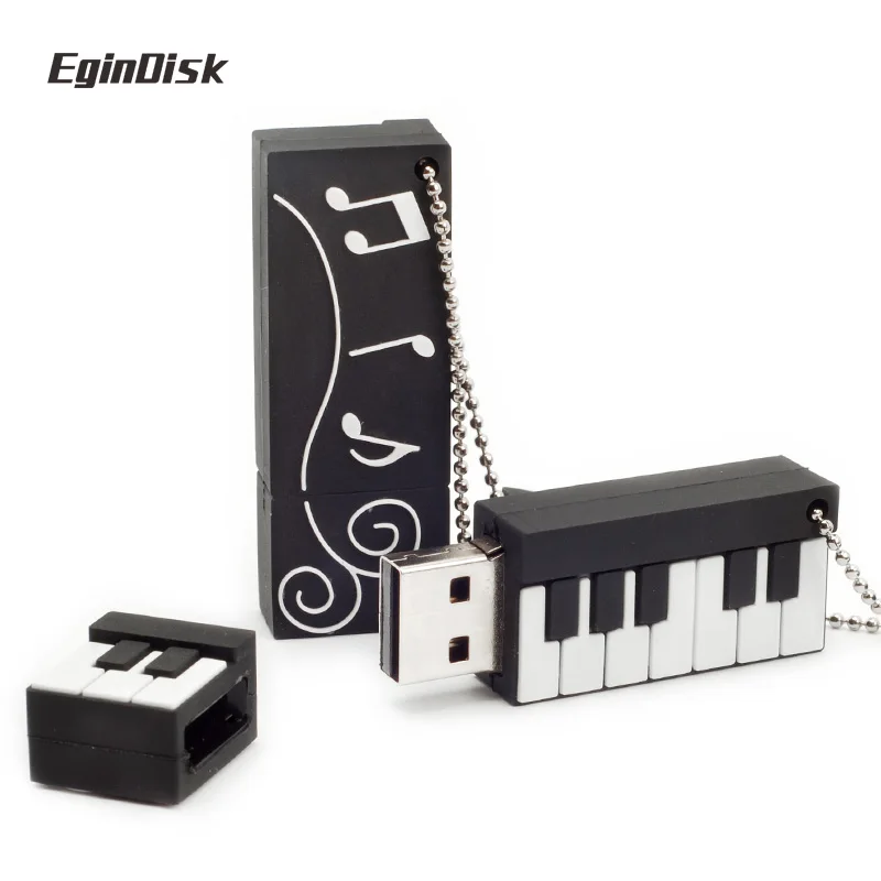Мультфильм Usb пианино клавиатуры Stick музыкальных инструментов FlashDrive 8 gb 16 ГБ 32 64