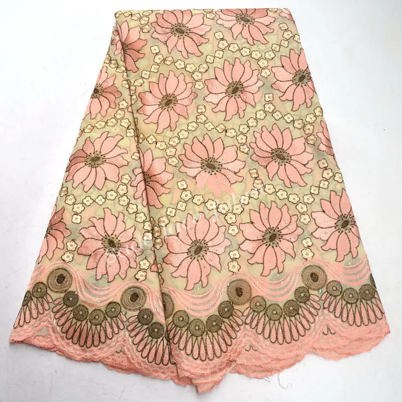 Swiss tulle cotton lace fabric 2019 African high quality dry Nigerian dress | Дом и сад