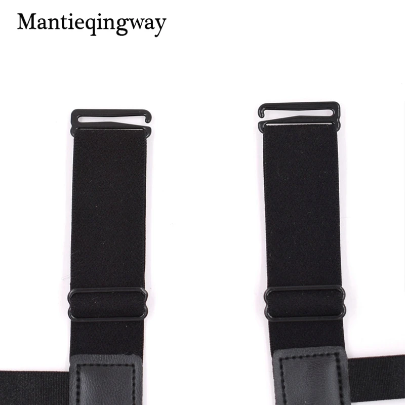 Mantieqingway Мужская рубашка остается держатели для мужчин s подтяжки эластичные