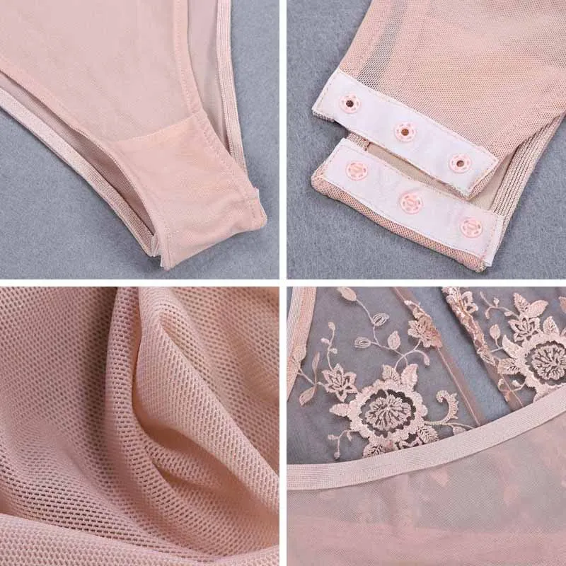 ERDAOBEN сексуальное боди женщин Sleeveles Playsuit спинки Лето Bodycon комбинезон кружевные