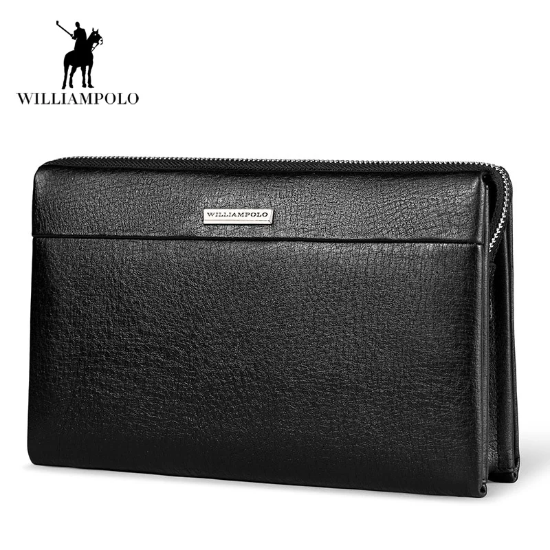 Новинка 2018 классический мужской кошелек из натуральной кожи винтажный стиль