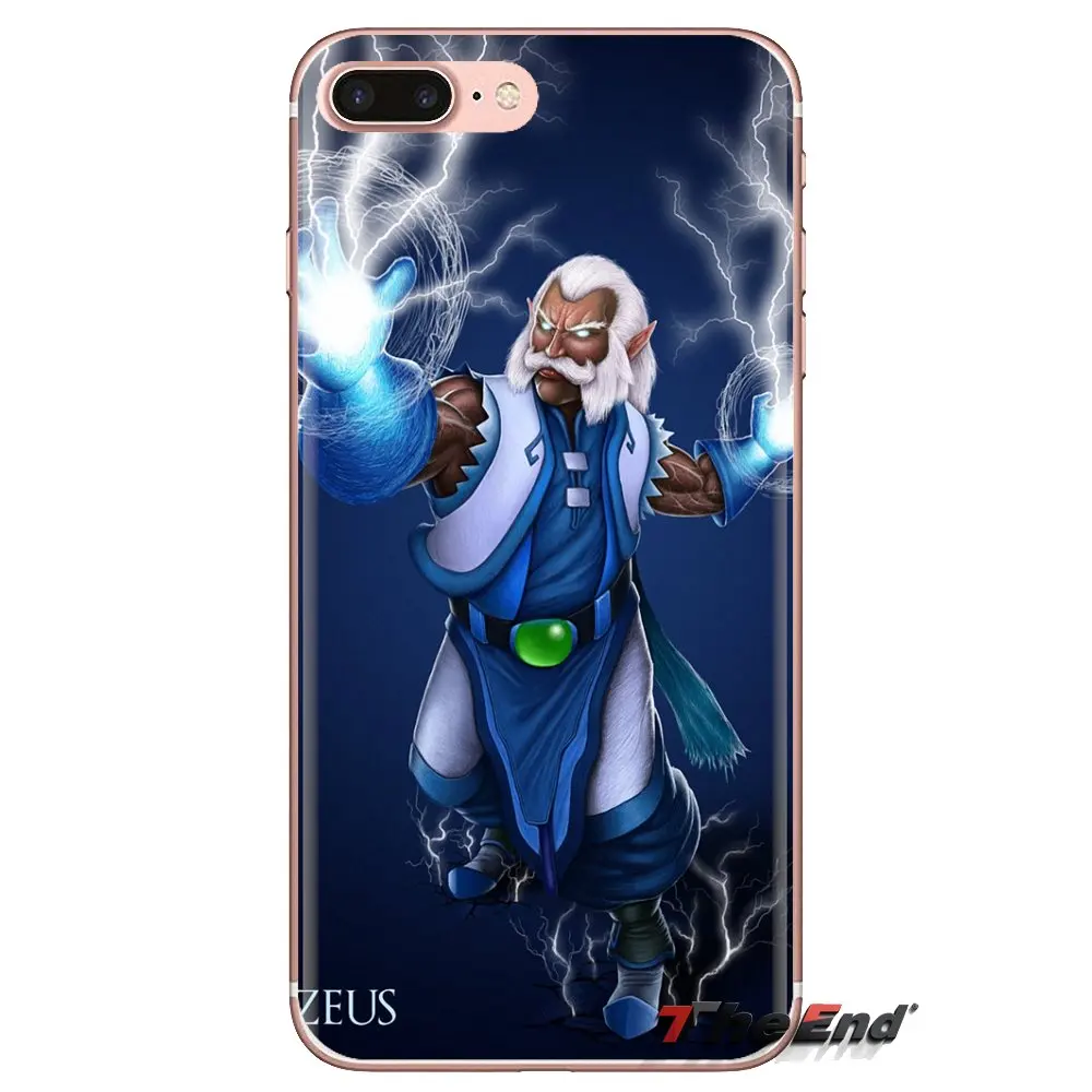 Zeus dota 2 Arcana Art для Samsung Galaxy S3 S4 S5 Mini S6 S7 Edge S8 S9 S10 Plus Note 3 4 5 8 9 прозрачный мягкий чехол |