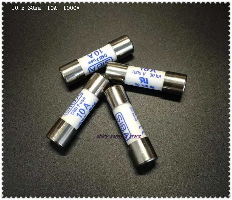 Фото 5-15 шт./лот 10x38 мм 10Amp 10A 1000 В 30KA SIBA керамический предохранитель DMI-Fuse для мультиметра 5-15 шт./лот 10x38 мм 10Amp 10A 1000 В 30KA SIBA керамический предохранитель DMI-Fuse для мультиметра