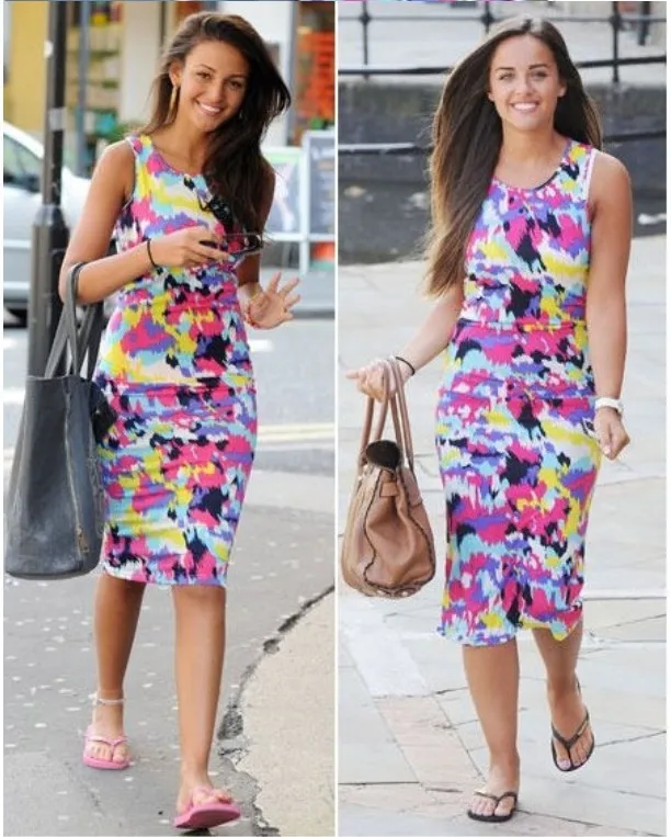 new 2015 lady's sexy women summer plus size printing party bandage club bodycon dress bodysuit dresses | Женская одежда