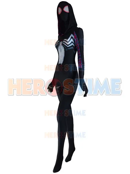 Женский костюм для косплея Человека паука с 3D принтом Зентаи девочек|spider-man