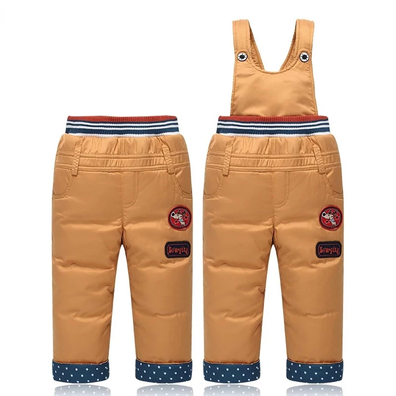 Рождество Свободные Случайные Белая Утка Вниз Дети Девушки Парни Комбинезоны