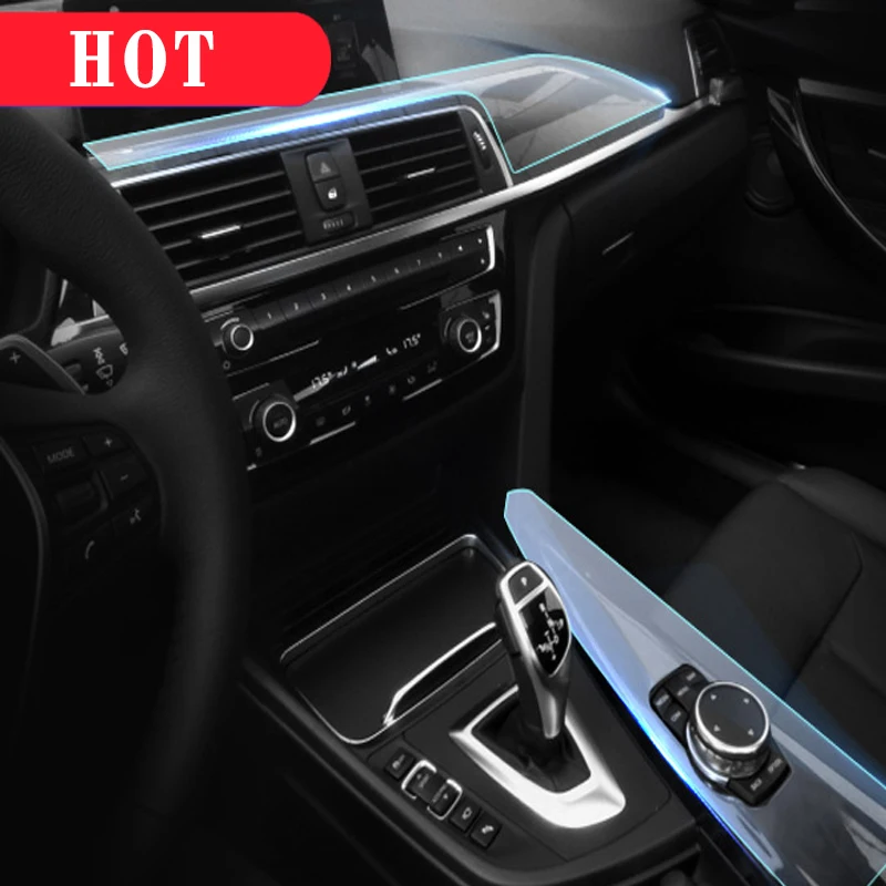 Для BMW 3 серии F30 F34 прозрачная рекламная пленка из ТПУ наклейка центральная