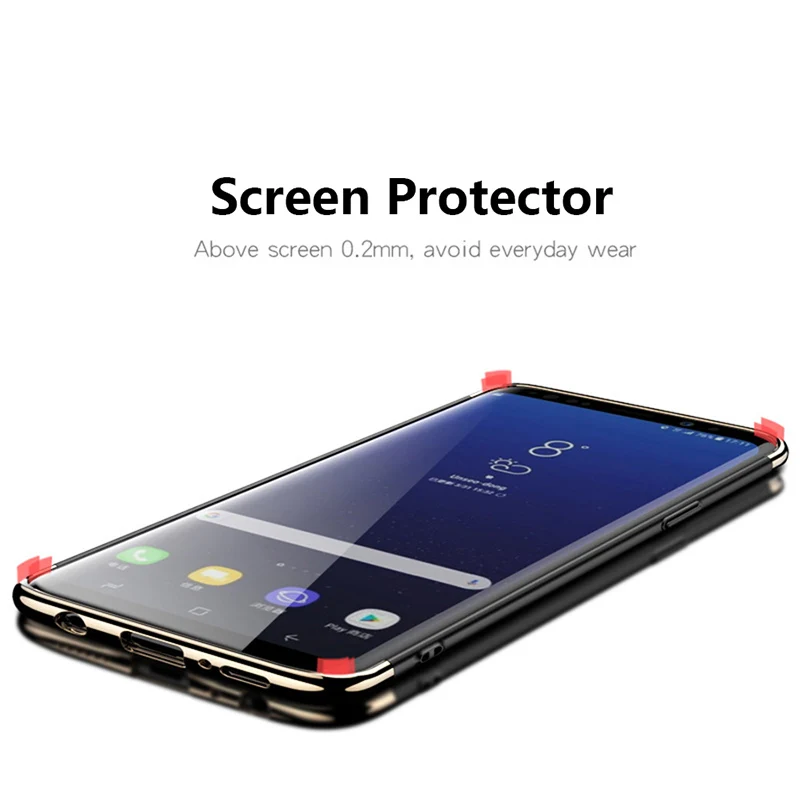 CAPAME Hard PC Cases For Samsung Galaxy S9 S8 S7 S6 Edge Plus Note 8 9 Ultra Thin Luxury Phone Bag Case |