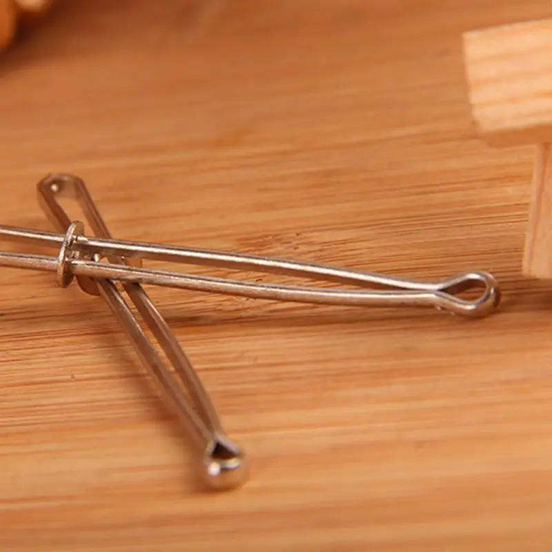 5 шт. DIY вставка направляющая для резьбы Металлический Зажим ремесло эластичный веревка носить иглу