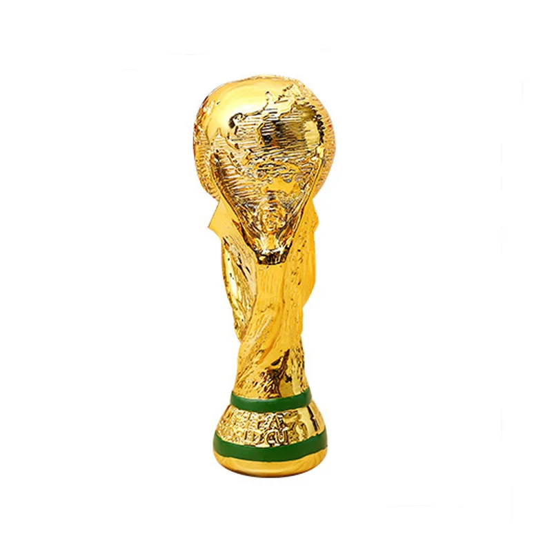

Golden Color Resin World Cup Football Champion Souvenir Mascot Toy