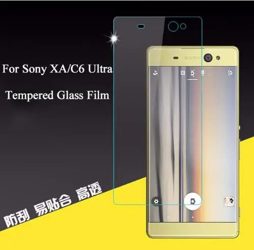 2 упаковки, закаленное стекло для sony Xperia XA Ultra, Защита экрана для sony Xperia C6, стеклянная пленка для sony Xperia XA Ultra C6 F3212
