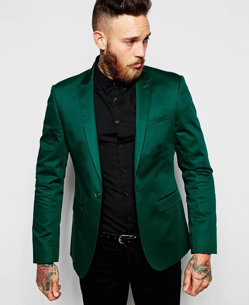 2019 New Arrival Custom made Men Suit Set Slim Wedding Suits Mens Green Groom Tuxedos Homecoming Suit( jacket+Pants) | Мужская одежда