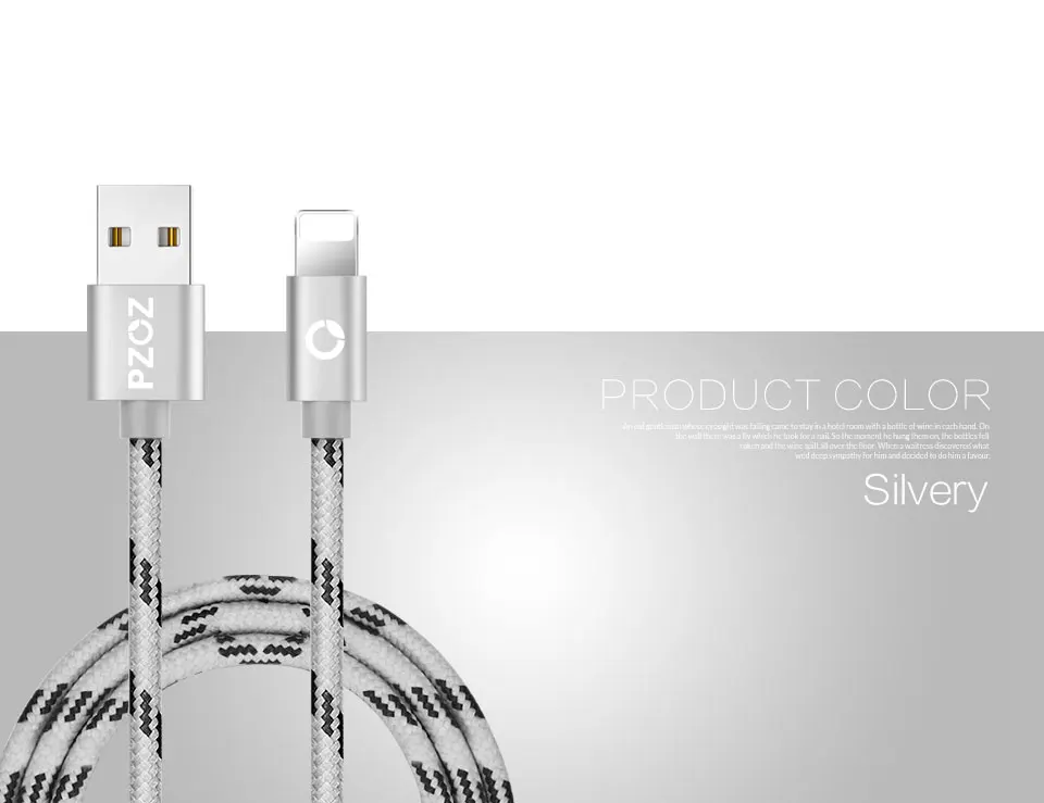 PZOZ USB кабель для apple iphone Xs MAX 6 plus 7 6s X 5 se ipad mini USB кабель передачи данных для быстрой зарядки шнур 8 Pin Кабели для мобильных телефонов