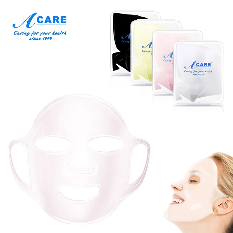 

Silicone Face Mask Cover Pro Reuse Prevent Essence Skin Care Waterproof Evaporation Speed Up Reusable Moisturizing Facial Tool
