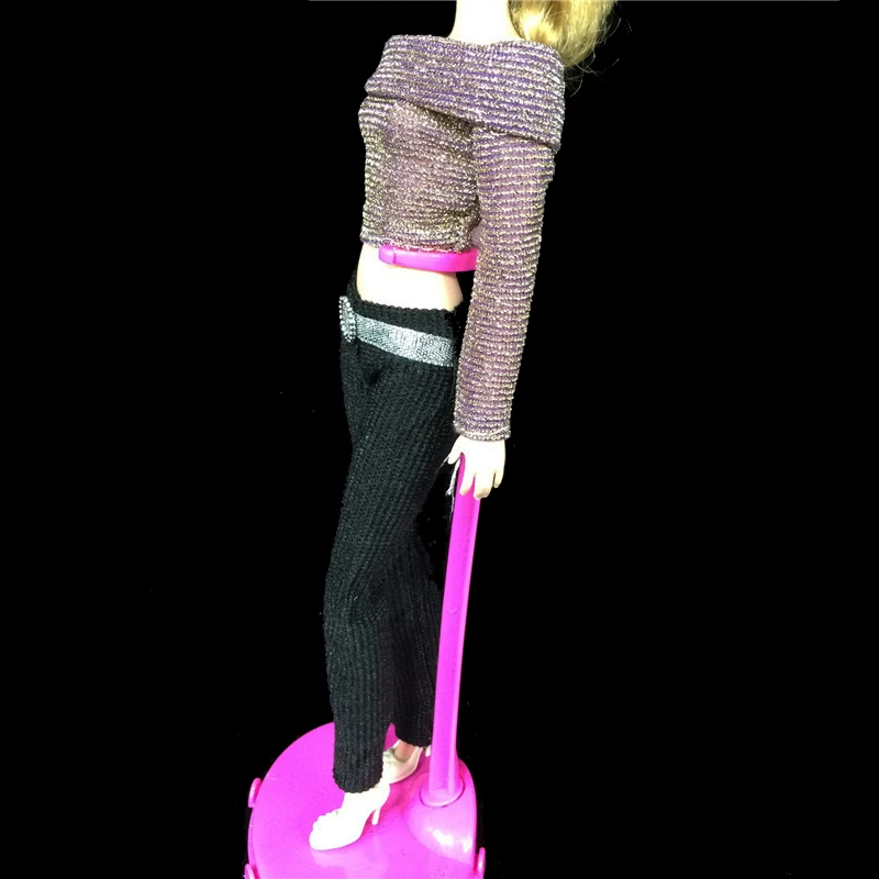 1 комплект повседневная кукольная одежда для куклы Барби топ с длинными рукавами