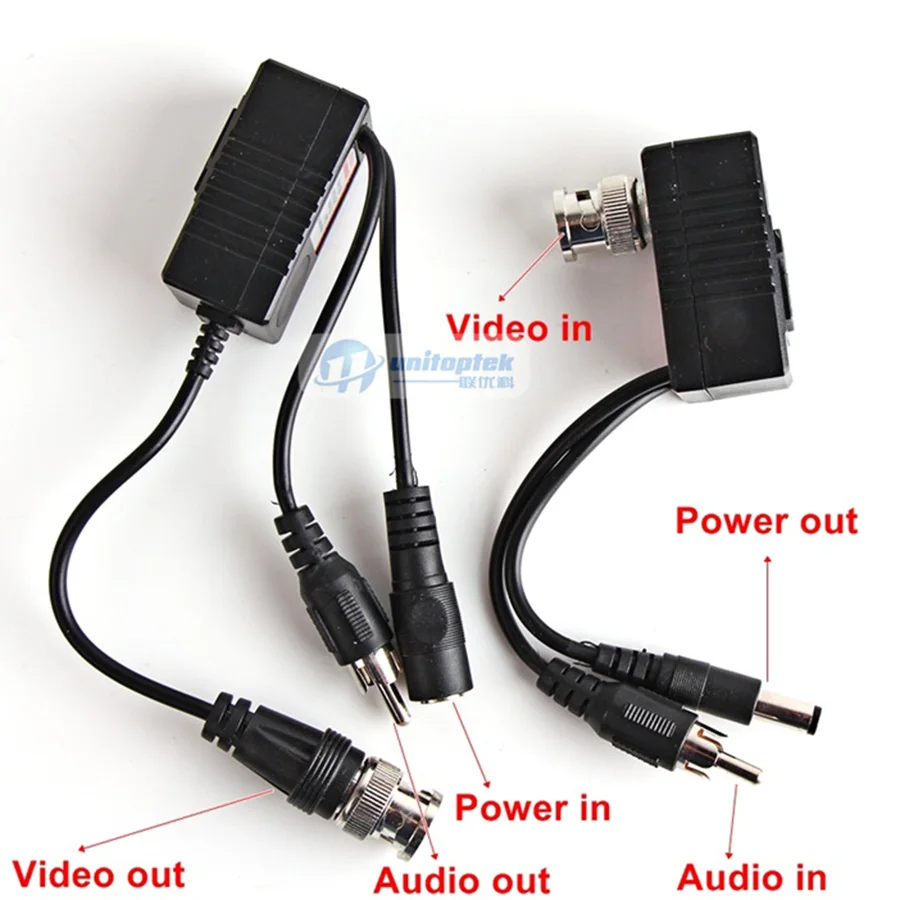 5 пара/лот CCTV CAT5/5E/6 кабель балун RJ45 Видео Мощность Балун Аудио для HD AHD HDCVI HDTVI 720P камера|balun rj45|power balunbalun video |