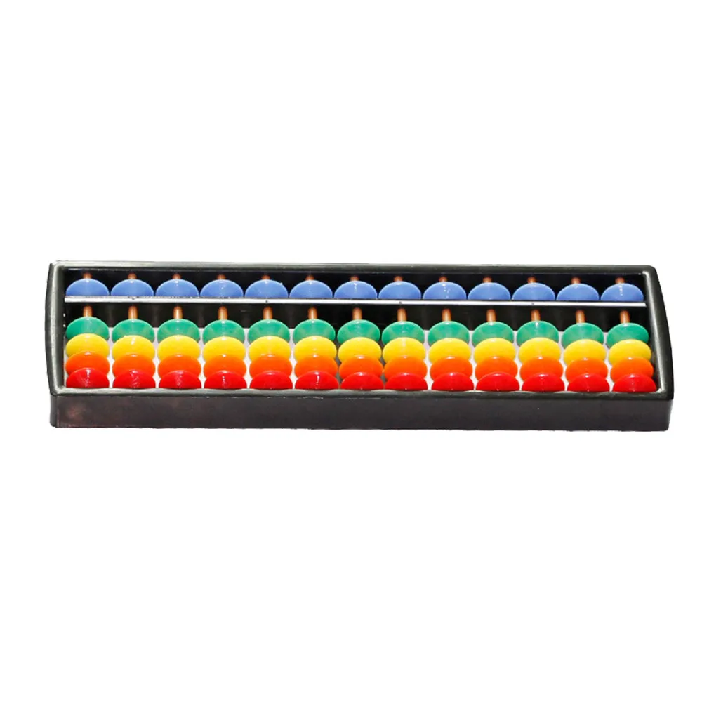 Детские стержни Красочные Бусины пластиковые Abacus арифметические счеты соробан