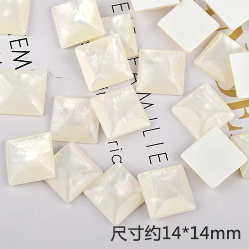 Phantom Peach Сердце Круглый квадратный эллиптический черный и белый патч diy серьги ювелирные изделия материал аксессуары - Цвет: 12