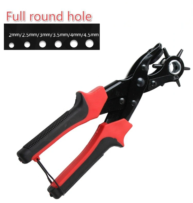 Револьверные кожаные дыропробивные Ручные плоскогубцы 6 размеров Перфоратор