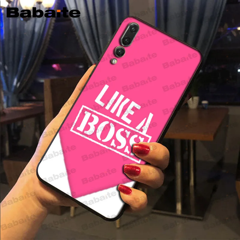 Babaite Boss Girl Lady like a boss сотовый Чехол для телефона huawei mate 10 lite p20lite p9lite nova 3i honor 8x mate20 pro funda - Цвет: A12