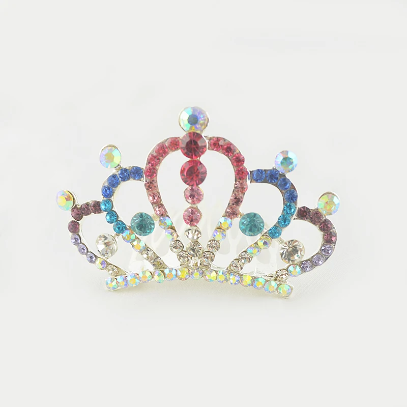 New Romantic Silver Color Hair Combs Rhinestone Women Girl Hairpins Wedding Accessories Female Women's Jewelry | Украшения и
