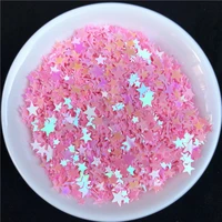20g ab pink color star nail sequin multi size 3mm 4mm 5mm star sequins paillettesnail art manicurewedding decoration confetti