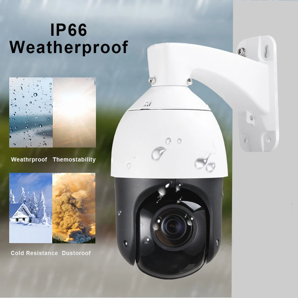 Высокоскоростная купольная PTZ-камера видеонаблюдения H.265 POE 4MP IP 4.0MP 20X Zoom ONVIF IR 100M |