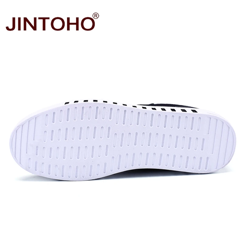 Кроссовки JINTOHO мужские кожаные Повседневная модная брендовая обувь дешевые |