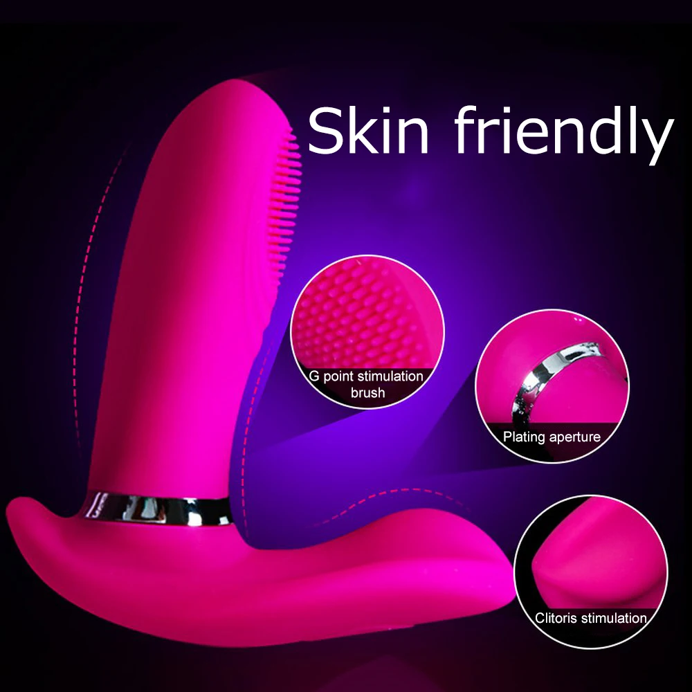 Дистанционное управление беспроводной вибратор Дилдо 7 скоростей G spot с usb