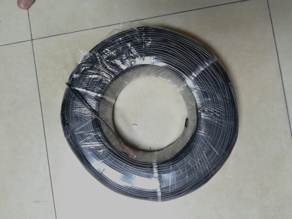 Черный кабель 22AWG 2 жильный ПВХ 300 В 10 м 1 Катушка|reel reel|cable 10mcable reel |