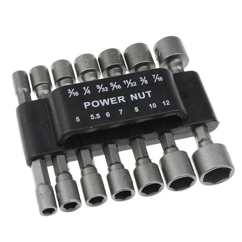 FATCOOL 14 шт./компл. 1/4 &quotшестигранный хвостовик силовая гайка шестигранник