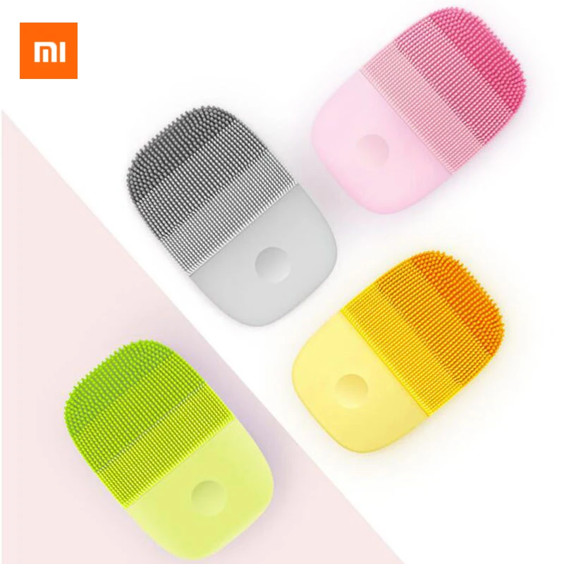 Xiaomi inFace, электрическая Очищающая Массажная щетка для лица, силиконовая, для мытья лица, IPX7, водонепроницаемая, для глубокой очистки пор, для кожи