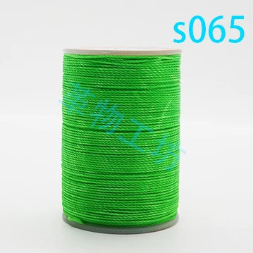 s065 Yule круглые цепочки из воска 0,45 Без свободной кожи Diy специальная линия 170 метров Кожа ремесло инструменты ручная швейная машинка вощеная нить - Цвет: s065