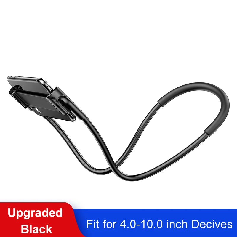 Upgrade Black Гибкий держатель для мобильного телефона Baseus, универсальный настольный держатель для телефона, подставка для ленивого шеи, кронштейн для iPhone, samsung, iPad, держатель для планшета - Цвет: Upgrade Black
