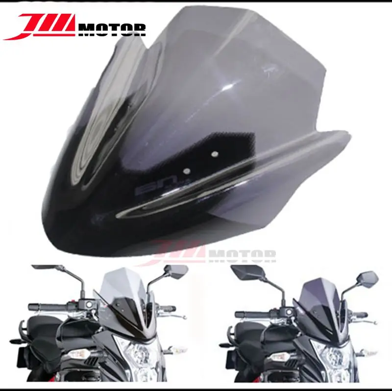 

For Kawasaki Ninja650R ER-6N 2012-2015 Motorcycle High Quality Smoke Double Bubble Windscreen Windshield