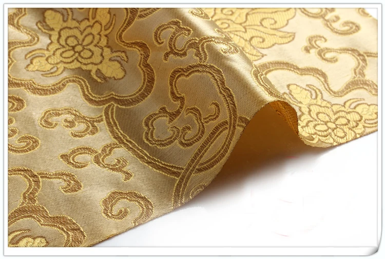 Честь стиле с цветами Парчовая ткань дамасский жаккард одежда костюм обивка
