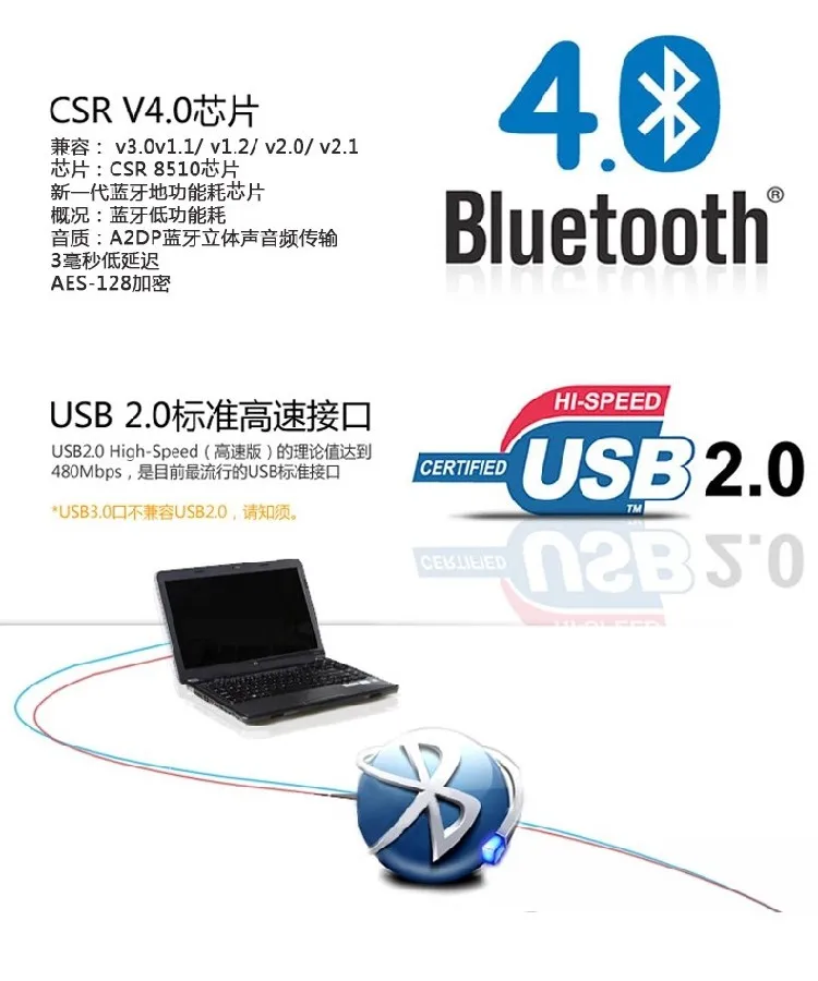 Мини USB Bluetooth адаптер V 4 0 двухрежимный беспроводной ключ CSR 2 0/3 для Windows 10 8 Win 7 Vista XP