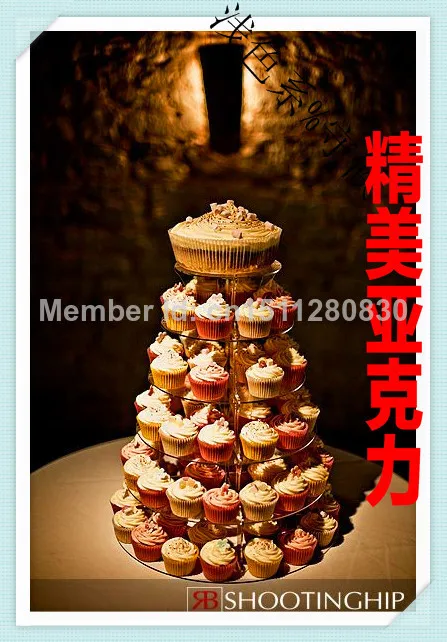

Customized 6 Tier Acrylic Wedding Cupcake Stands Cake Stands/Clear Perspex Cake Stand Fittingsss
