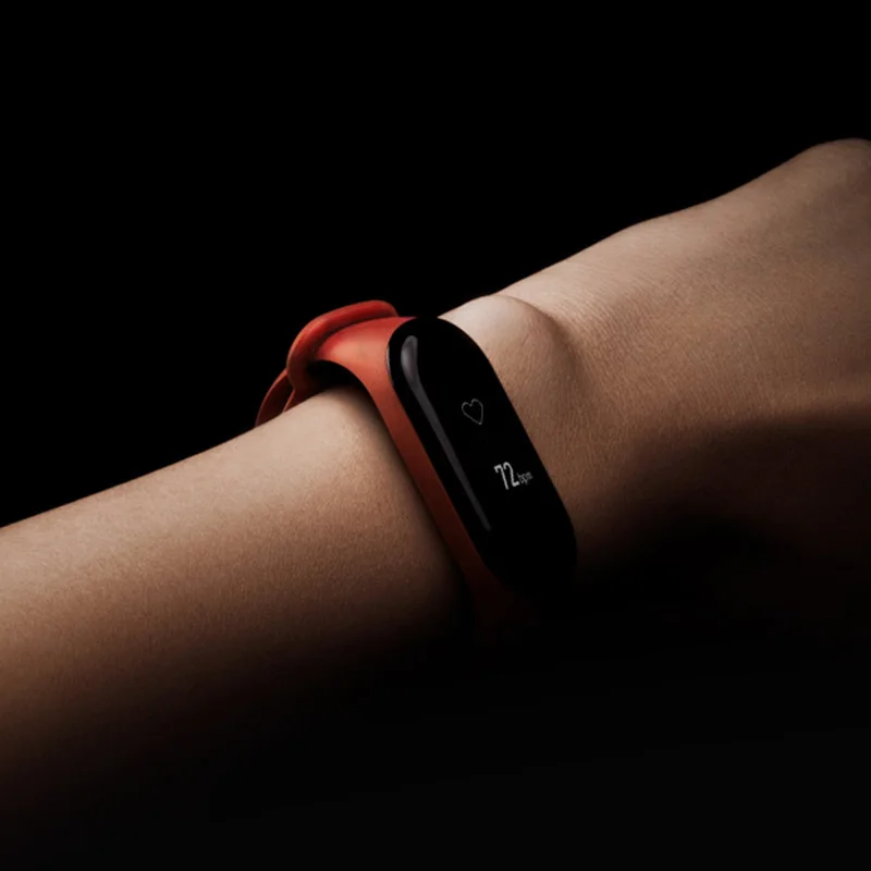 Оригинальный Смарт браслет Xiaomi Mi Band 3 5ATM водонепроницаемый с сенсорным OLED экраном