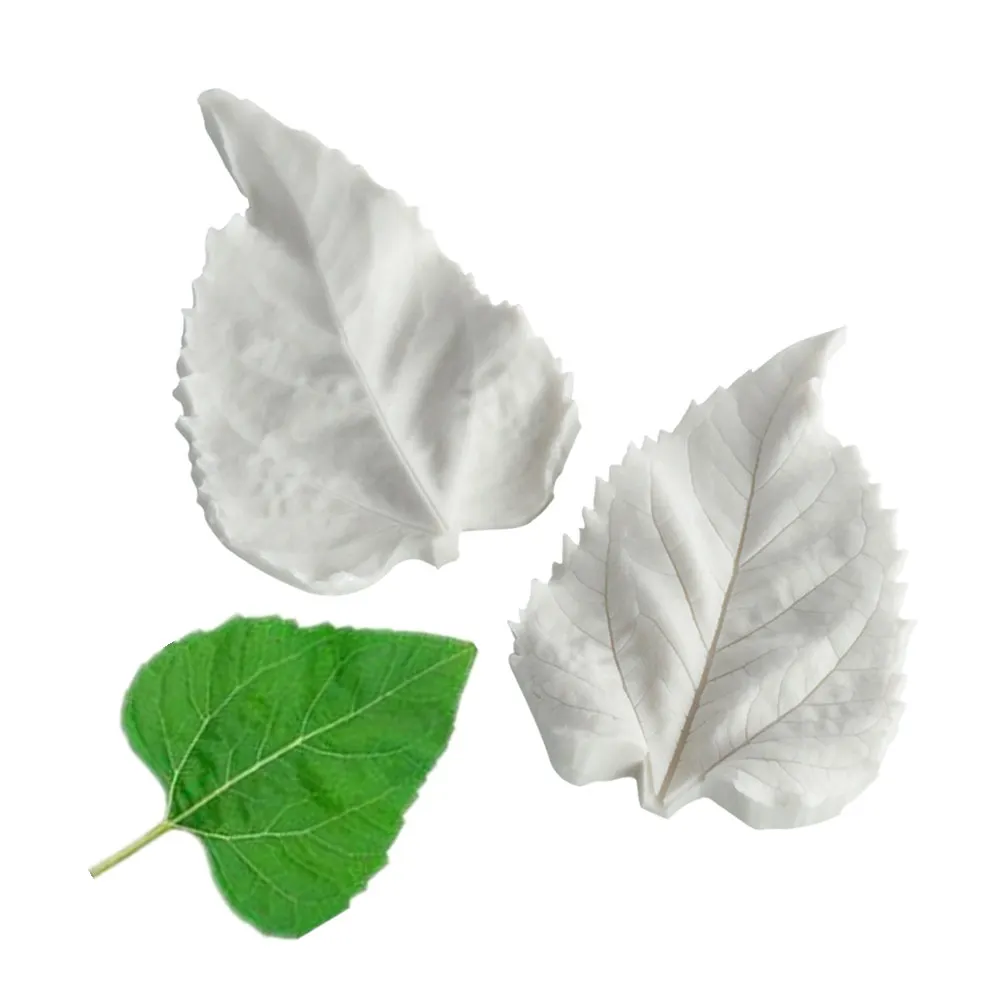 Sunflower leaf Food grade Silicone Mold Cake Border Fondant Decorating Tool Baking Cookie Chocolate Candy Mould | Дом и сад