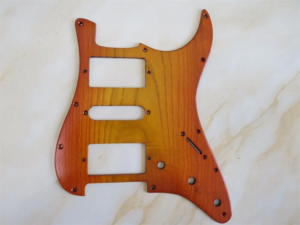 

1PCS solid Ailanthus wood STRAT GUITAR HSH Pickguard #3148