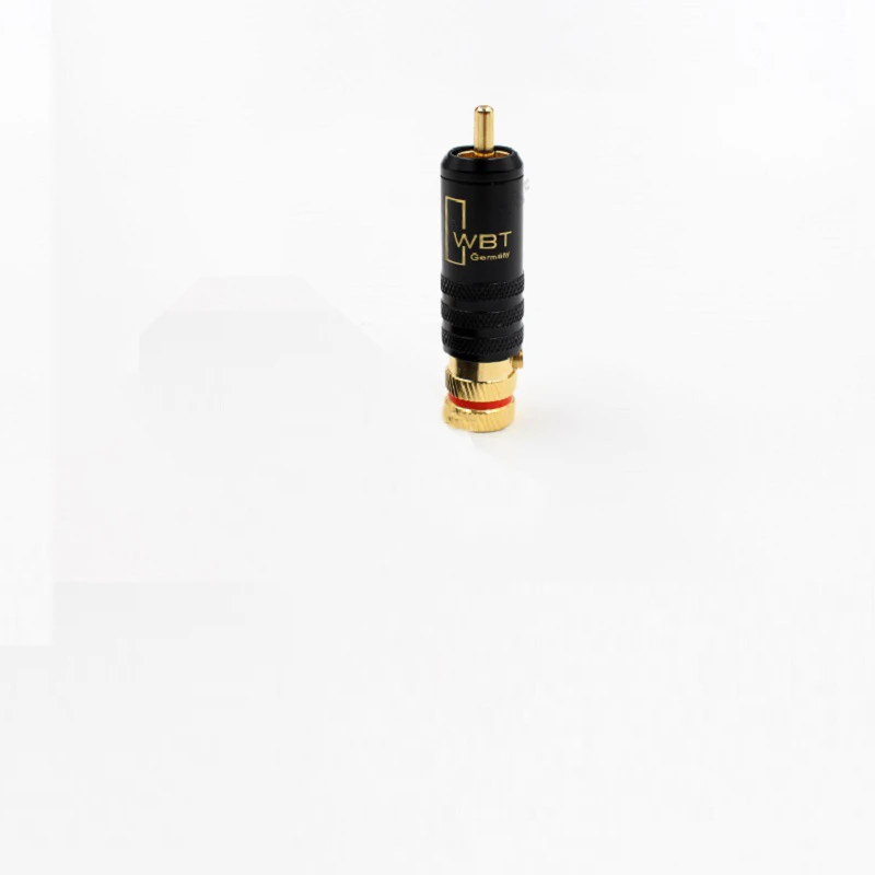 2 шт. позолоченный RCA штекер аудио сигнала RCA разъем пайки Блокировка RCA разъем