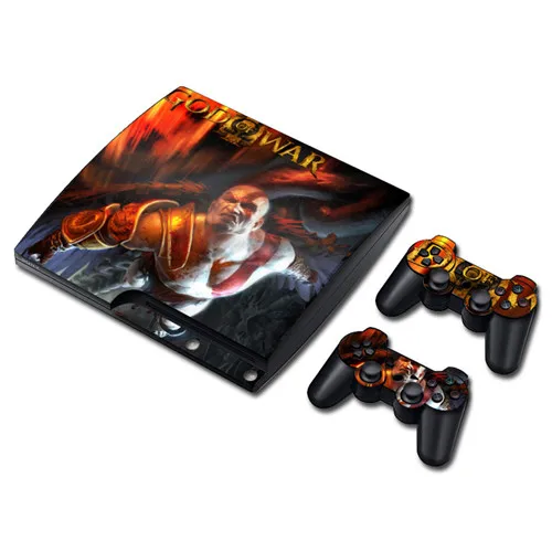 0784 Игра God of War наклейка для PS3 Slim playstation 3 консоль и контроллеры для PS3 Skins Наклейка виниловая - Цвет: 0784