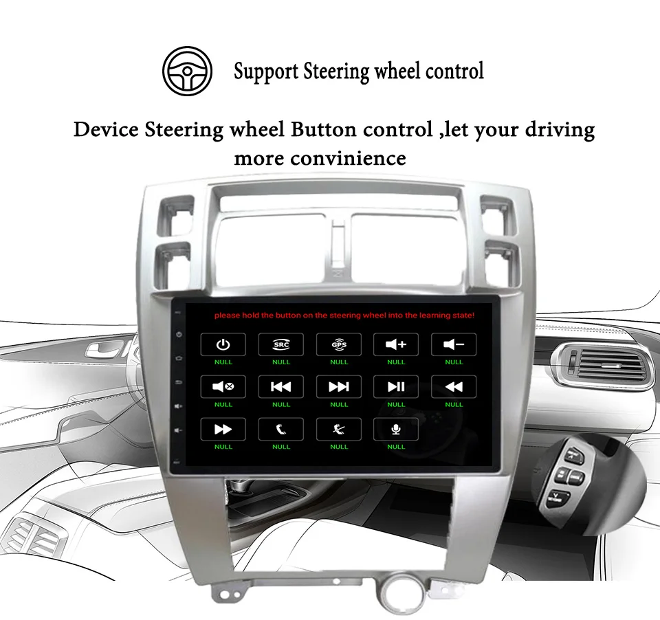 10 1 &quotВосьмиядерный Android 0 автомобильный радиоприемник для Hyundai Tucson 2006 2008 2009 2010 12