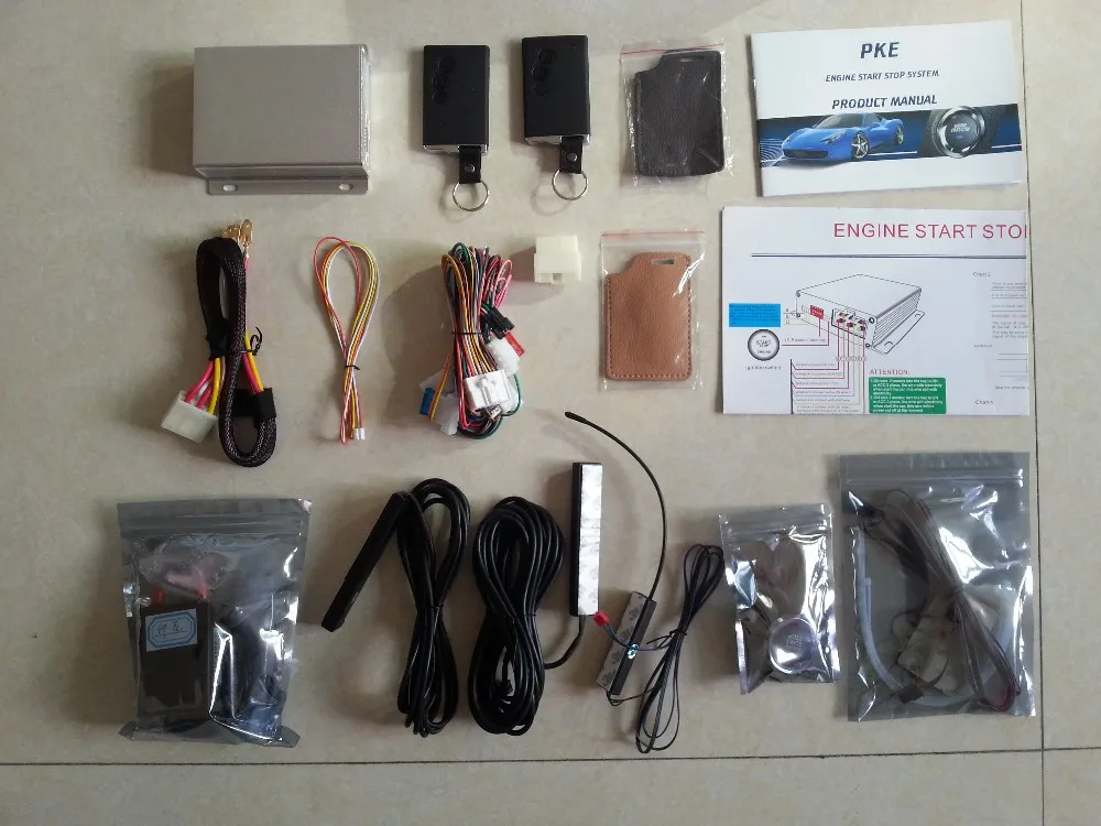 Мобильный телефон управления PKE двигатель остановки автомобиля gps GSM система слежения Автомобильная сигнализация с дистанционным запуском двигателя