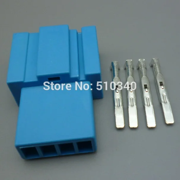 

1set 3.5mm 4 hole waterproof male domestic car bass plug electrical connector