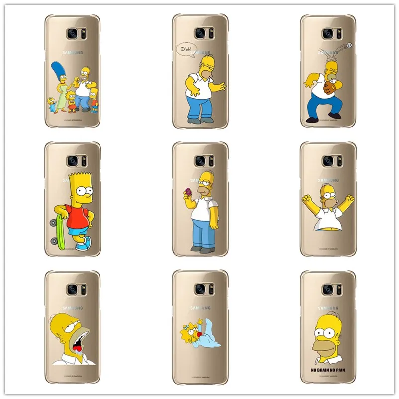 Симпсоны счастливая семья. Для samsung Galaxy J1 J5 J72016/2017 A3 A5 A7 A8 2015 2016 2017 Примечание 8