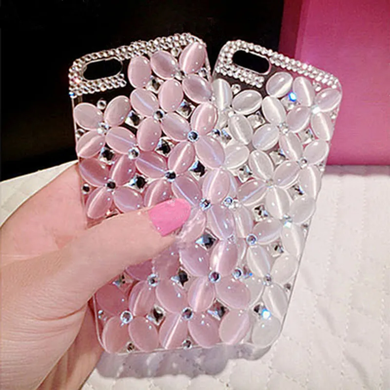 

Glitter Crystal Rhinestone Bling Diamond Case Coque For iPhone 14Plus 11 12 13 Pro X XS MAX XR Cover Fundas For iPhone 7 8 PLUS