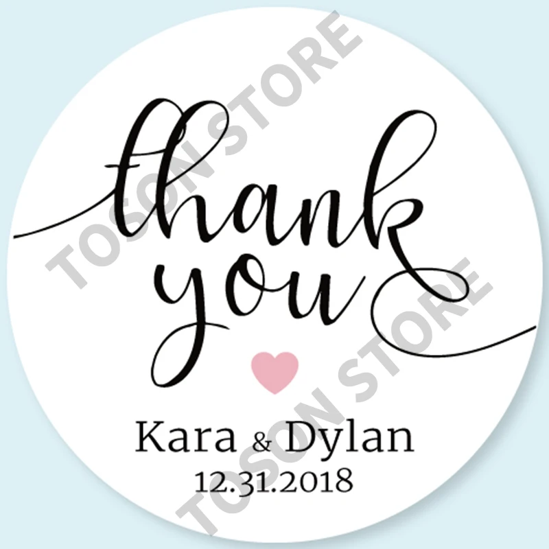 100, Silver laser Customized text logo, Wedding Stickers, Invitations Seals, Candy Favors Gift Boxes Labels, On White Adhesive