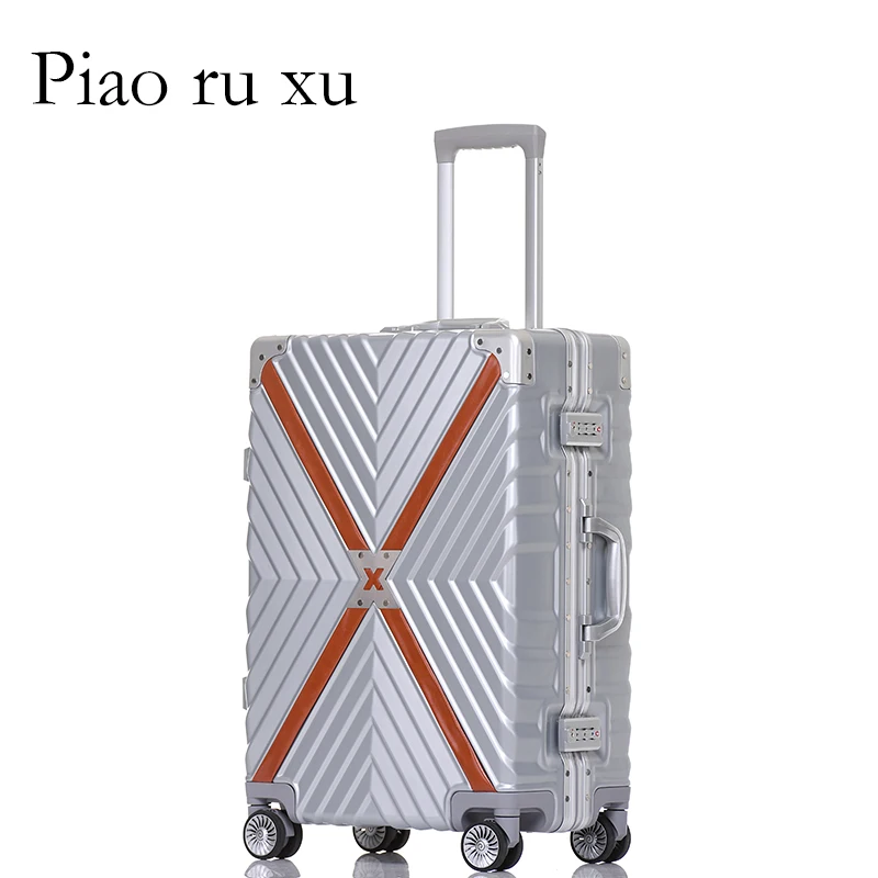 Алюминий рама прокатки Чемодан костюм чехол сумка мультируль тележка Nniversal